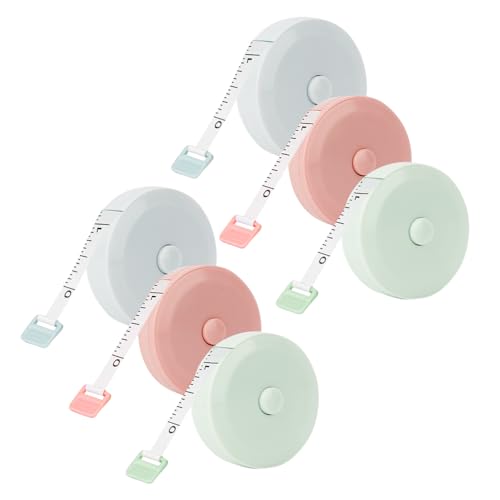 Massband Körper Einziehbares Maßband Körper Schneidermaßband,6PCS 60inch/150cm Weiches Schneidermaßband Measuring,zum Messen von Länge,Brust,Taille usw,Nähen für Körpergröße,Kleidung,Oberweite Massband Körper Einziehbares Maßband Körper Schneidermaßband,6PCS 60inch/150cm Weiches Schneidermaßband Measuring,zum Messen von Länge,Brust,Taille usw,Nähen für Körpergröße,Kleidung,Oberweite von TecquorA