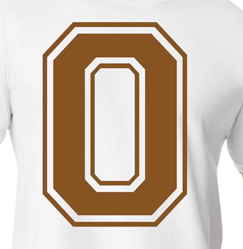 15,2 cm lila & braune Farbtöne Trikotzahlen für Sport-T-Shirts, Trikots, Fußball, Baseball, Basketball, zum Aufbügeln, Wärmeübertragung für Team-T-Shirts (Stil C) (Chocolate_0) von TeeWin