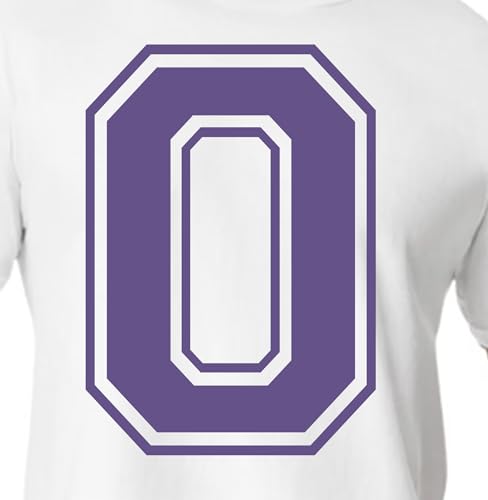 15,2 cm lila & braune Farbtöne Trikotzahlen für Sport-T-Shirts, Trikots, Fußball, Baseball, Basketball, zum Aufbügeln, Wärmeübertragung für Team-T-Shirts (Stil C) (Wicked Purple_0) von TeeWin