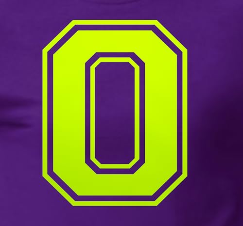 20,3 cm Gelb- & Orangetöne Trikotzahlen für Sport-T-Shirts, Trikots, Fußball, Baseball, Basketball, Bügel-Wärmeübertragung für Team-T-Shirts (Stil C) (Fluoreszierendes Gelb_0) von TeeWin
