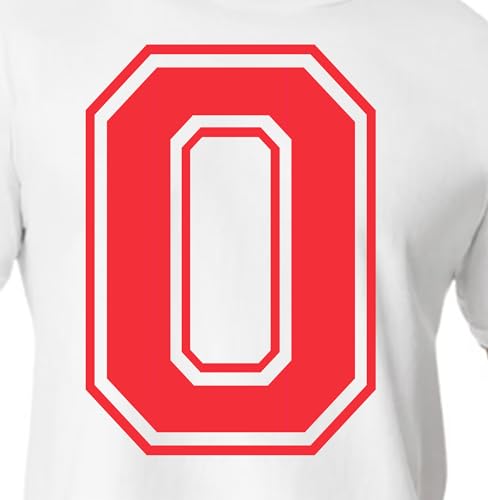 20,3 cm rote & rosafarbene Farbtöne Trikotzahlen für Sport-T-Shirts, Trikots, Fußball, Baseball, Basketball, zum Aufbügeln, Wärmeübertragung für Team-T-Shirts (Stil C) (Hibiscus_0) von TeeWin