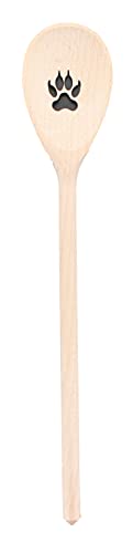 Teemando 10 X, Kochlöffel aus Holz mit Motiv Wolf-Tatze, extra stabil, Naturprodukt: handgefertigt, unbehandelt, Rührlöffel aus Buche, oval 30 cm, das besondere Geschenk Teemando 10 X, Kochlöffel aus Holz mit Motiv Wolf-Tatze, extra stabil, Naturprodukt: handgefertigt, unbehandelt, Rührlöffel aus Buche, oval 30 cm, das besondere Geschenk von Teemando