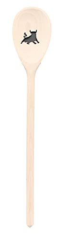 Teemando 2 X, Kochlöffel aus Holz mit Motiv Stier, extra stabil, Naturprodukt: handgefertigt, unbehandelt, Rührlöffel aus Buche, oval 30 cm, das besondere Geschenk Teemando 2 X, Kochlöffel aus Holz mit Motiv Stier, extra stabil, Naturprodukt: handgefertigt, unbehandelt, Rührlöffel aus Buche, oval 30 cm, das besondere Geschenk von Teemando
