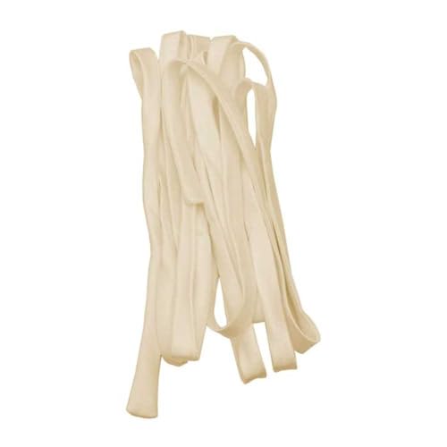 2 Stück Damen Raffhalter 279,4 cm lang Satin Korsett Rücken Schnürriemen Hochzeit Brautkleid Band für Hochzeitskleid Reißverschluss Ersatz (Champagner) von Teensery