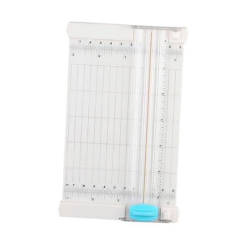 Kompakter Papierschneider und Ritzbrett, multifunktionaler Papierschneider für Handwerk, Gutscheine und Karton, 11,7 x 19,5 cm Kompakter Papierschneider und Ritzbrett, multifunktionaler Papierschneider für Handwerk, Gutscheine und Karton, 11,7 x 19,5 cm von Teesea