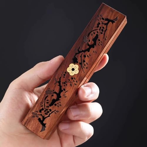 Tefexer Elegante Aufbewahrungsbox aus Holz für Katzenhaare und Barthaare mit Magnetverschluss, für Andenken an Tierhaare von Tefexer