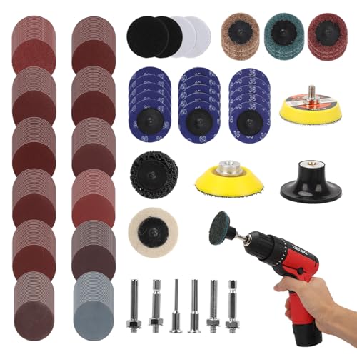 279-teiliges Schleifscheiben Pad Set, Polierset Auto, Polieraufsatz Winkelschleifer mit 1/8-Zoll- und 1/4-Zoll-Schaft-Trägerplatte, verschiedene Schleifpads enthalten zum Entfernen von Grat 279-teiliges Schleifscheiben Pad Set, Polierset Auto, Polieraufsatz Winkelschleifer mit 1/8-Zoll- und 1/4-Zoll-Schaft-Trägerplatte, verschiedene Schleifpads enthalten zum Entfernen von Grat von Tefola