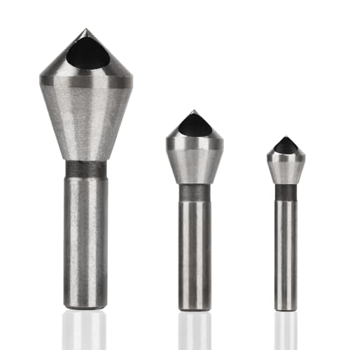 Senker Countersink Kegelsenker, Senker-Bohrer-Set,Satz Titanium Beschichtet Entgratwerkzeug Set Metall für Holz, Metall, Faserplatten, Sperrholz, Kunststoff, PVC Holz Bohrer Senker Countersink Kegelsenker, Senker-Bohrer-Set,Satz Titanium Beschichtet Entgratwerkzeug Set Metall für Holz, Metall, Faserplatten, Sperrholz, Kunststoff, PVC Holz Bohrer von Tefola