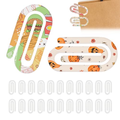 Sublimationsdruck-Rohlinge, Acryl-Büroklammern, 10,2 x 5,1 cm, Acryl, blanko, Büroklammer, Mockup, große Clips für Wärmeübertragung, DIY, Büro, Klassenzimmer (24) von Tefola
