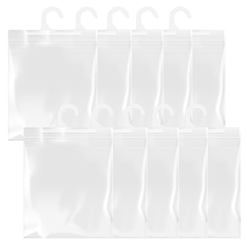 Tefola 30 Stück transparente Aufbewahrungstaschen mit Haken, wasserdicht und staubdicht, für Innenhöfe, Bibliothek und Apotheke, Waschküche (10 x 15 Zoll) von Tefola