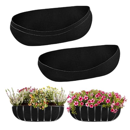 Tefola Blumenampel Hängend außen, 4 Stück Filzmatte für Pflanzen, Hängekörbe für Innenbereich, Hochwertige Pflanze Liner Schwarz für Hängetöpfe, Blumen Rebe Topf, Garten und Balkon (Lange, 30 in) Tefola Blumenampel Hängend außen, 4 Stück Filzmatte für Pflanzen, Hängekörbe für Innenbereich, Hochwertige Pflanze Liner Schwarz für Hängetöpfe, Blumen Rebe Topf, Garten und Balkon (Lange, 30 in) von Tefola