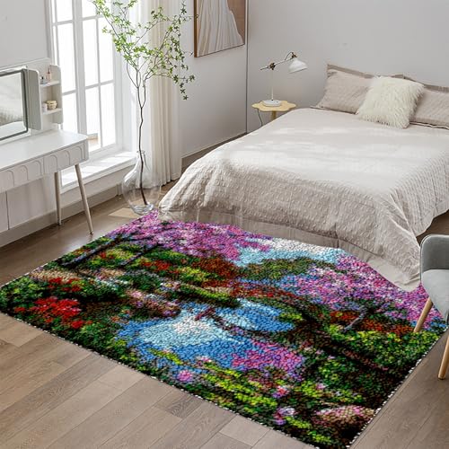 38x52 cm Knüpfteppich Zum Selber Knüpfen Großer, Knüpfen Set, Teppich Knüpfen Set Erwachsene, Knüpfset Latch Hook Kit Handarbeiten Anfänger Teppich Making Kit zum Selber Knüpfen Teppiche 38x52 cm Knüpfteppich Zum Selber Knüpfen Großer, Knüpfen Set, Teppich Knüpfen Set Erwachsene, Knüpfset Latch Hook Kit Handarbeiten Anfänger Teppich Making Kit zum Selber Knüpfen Teppiche von Tehocwiz
