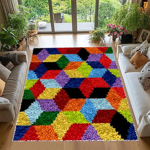 40x70 cm Knüpfteppich Zum Selber Knüpfen, Großer Teppich Knüpfen Set Erwachsene, Anfänger und Erwachsene Teppich Making Kit Zum Selber Knüpfen Teppiche 40x70 cm Knüpfteppich Zum Selber Knüpfen, Großer Teppich Knüpfen Set Erwachsene, Anfänger und Erwachsene Teppich Making Kit Zum Selber Knüpfen Teppiche von Tehocwiz