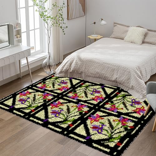 80x115 cm Knüpfteppich Zum Selber Knüpfen Großer, Knüpfen Set, Teppich Knüpfen Set Erwachsene, Knüpfset Latch Hook Kit Handarbeiten Anfänger Teppich Making Kit zum Selber Knüpfen Teppiche 80x115 cm Knüpfteppich Zum Selber Knüpfen Großer, Knüpfen Set, Teppich Knüpfen Set Erwachsene, Knüpfset Latch Hook Kit Handarbeiten Anfänger Teppich Making Kit zum Selber Knüpfen Teppiche von Tehocwiz