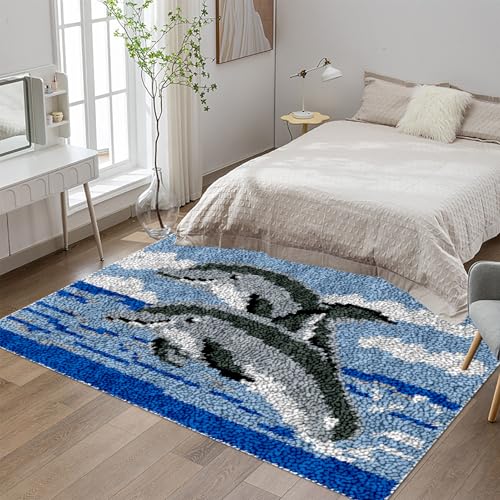 Knüpfteppich Zum Selber Knüpfen, Großer Teppich Knüpfen Set Erwachsene 40x70 cm Knüpfset Latch Hook Kit Handarbeiten, Anfänger Teppich Making Kit zum Selber Knüpfen Teppiche Knüpfteppich Zum Selber Knüpfen, Großer Teppich Knüpfen Set Erwachsene 40x70 cm Knüpfset Latch Hook Kit Handarbeiten, Anfänger Teppich Making Kit zum Selber Knüpfen Teppiche von Tehocwiz