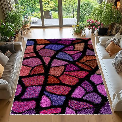 Tehocwiz 75 x110 cm Knüpfteppich Zum Selber Knüpfen, Knüpfhaken-Sets für Anfänger, Tapisserie Teppich Knüpf-Sets Knüpfsets Latch Hook Kit Selbst Knüpfen Set für Erwachsene Tehocwiz 75 x110 cm Knüpfteppich Zum Selber Knüpfen, Knüpfhaken-Sets für Anfänger, Tapisserie Teppich Knüpf-Sets Knüpfsets Latch Hook Kit Selbst Knüpfen Set für Erwachsene von Tehocwiz