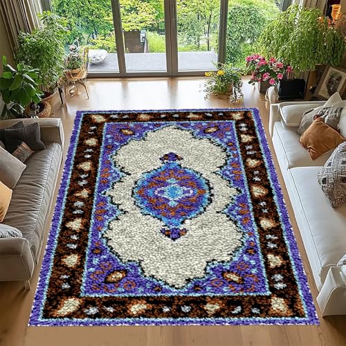Tehocwiz 90x120 cm Knüpfteppich Zum Selber Knüpfen, Knüpfhaken-Sets für Anfänger, Tapisserie Teppich Knüpf-Sets Knüpfsets Latch Hook Kit Selbst Knüpfen Set für Erwachsene Tehocwiz 90x120 cm Knüpfteppich Zum Selber Knüpfen, Knüpfhaken-Sets für Anfänger, Tapisserie Teppich Knüpf-Sets Knüpfsets Latch Hook Kit Selbst Knüpfen Set für Erwachsene von Tehocwiz