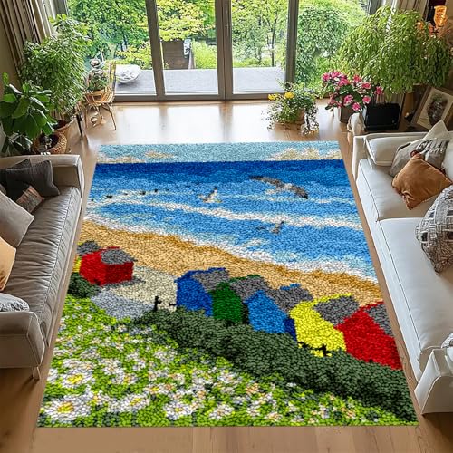 Tehocwiz Knüpfteppich Zum Selber Knüpfen, Tapisserie Teppich Knüpf-Sets Kreuzstich Set Knüpfen Set Für Erwachsene DIY Handwerk Geschenke Fußabtreter Knüpfen Set, Knüpfen 55x75 cm Tehocwiz Knüpfteppich Zum Selber Knüpfen, Tapisserie Teppich Knüpf-Sets Kreuzstich Set Knüpfen Set Für Erwachsene DIY Handwerk Geschenke Fußabtreter Knüpfen Set, Knüpfen 55x75 cm von Tehocwiz