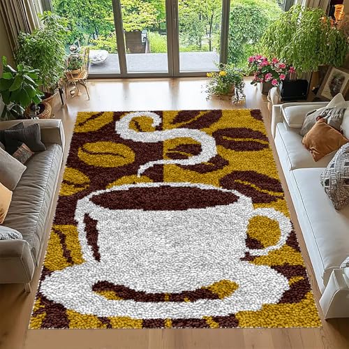 Tehocwiz Knüpfteppich Zum Selber Knüpfen 75 x110 cm Knüpfhaken-Sets für Anfänger, Tapisserie Teppich Knüpf-Sets Knüpfsets Latch Hook Kit Selbst Knüpfen Set für Erwachsene Tehocwiz Knüpfteppich Zum Selber Knüpfen 75 x110 cm Knüpfhaken-Sets für Anfänger, Tapisserie Teppich Knüpf-Sets Knüpfsets Latch Hook Kit Selbst Knüpfen Set für Erwachsene von Tehocwiz