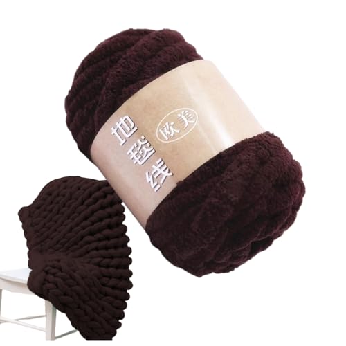 Teksome Chenillegarn zum Häkeln - Weiches Garn für Decke und Häkeln - Weiche Polyester-Wollknäuel zum Basteln, vielseitig einsetzbar für Decken, Schals, Mützen, Schuhe, Handschuhe Teksome Chenillegarn zum Häkeln - Weiches Garn für Decke und Häkeln - Weiche Polyester-Wollknäuel zum Basteln, vielseitig einsetzbar für Decken, Schals, Mützen, Schuhe, Handschuhe von Teksome