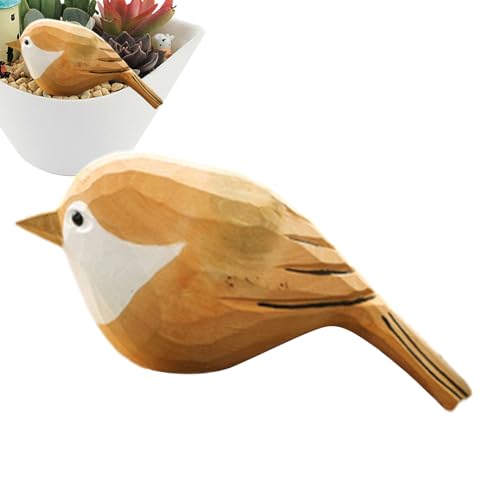 Teksome Vogelfiguren, handgeschnitzte Holzvögel, handgeschnitzte bemalte Holzstatuen für Heimdekoration, Akzente, Figuren, Ornamente für Regal, Tischdekoration Teksome Vogelfiguren, handgeschnitzte Holzvögel, handgeschnitzte bemalte Holzstatuen für Heimdekoration, Akzente, Figuren, Ornamente für Regal, Tischdekoration von Teksome