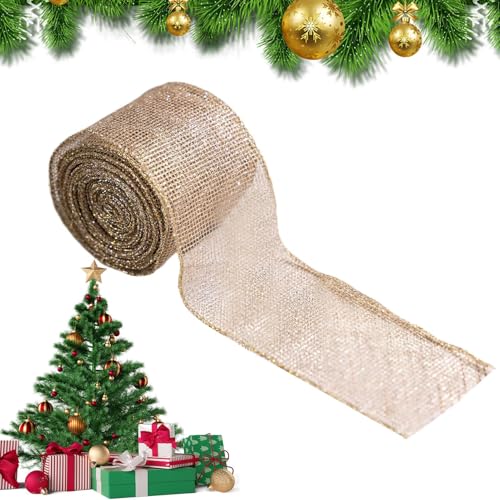 Teksome Weihnachtsbaumband, rotes Netzband für Weihnachtsbaumschmuck, Partyzubehör für Lichterketten, Basteln, Kränze, Girlande, Treppenhaus, Heimstylisten Teksome Weihnachtsbaumband, rotes Netzband für Weihnachtsbaumschmuck, Partyzubehör für Lichterketten, Basteln, Kränze, Girlande, Treppenhaus, Heimstylisten von Teksome