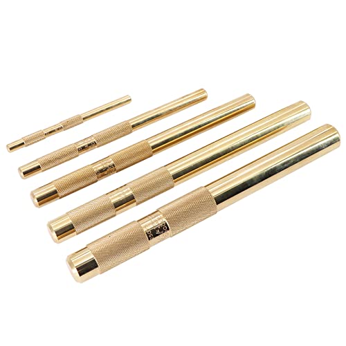 Tektall 5 Stück Messing Drift Punch Set, Handwerkzeug Stanzwerkzeuge für den Heimgebrauch, 1/4 Zoll, 3/8 Zoll, 1/2 Zoll, 5/8 Zoll, 3/4 Zoll, 1/4 Zoll, 3/8 Zoll, 1/2 Zoll, 5/8 Zoll, 3/4 Zoll, 5 Stück. Tektall 5 Stück Messing Drift Punch Set, Handwerkzeug Stanzwerkzeuge für den Heimgebrauch, 1/4 Zoll, 3/8 Zoll, 1/2 Zoll, 5/8 Zoll, 3/4 Zoll, 1/4 Zoll, 3/8 Zoll, 1/2 Zoll, 5/8 Zoll, 3/4 Zoll, 5 Stück. von Tektall