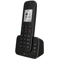 Telekom Sinus A 207 Schnurloses Telefon mit Anrufbeantworter schwarz von Telekom