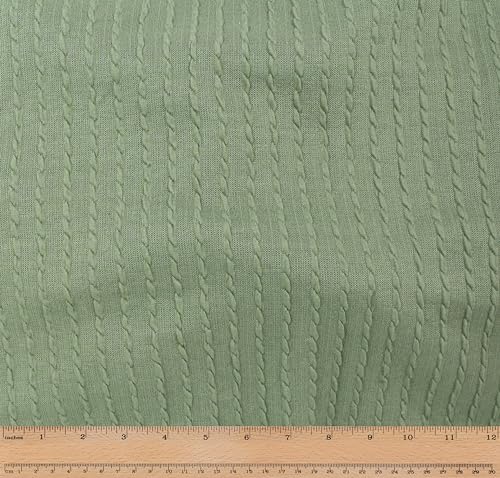 Télio 40327-10-10Y Milo Knit Stoff, Polyester-Mischung, Khaki von Télio