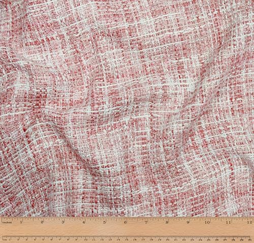 Télio 44604-02-10Y Bella Tweed Stoff, Polyester, Pink von Télio