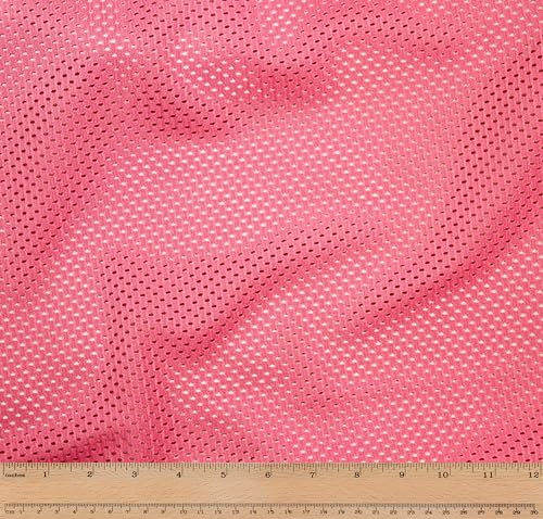 Télio 44639-07-10Y Sports Mesh Stoff, Polyester, Knallpink (Hot Pink) von Télio