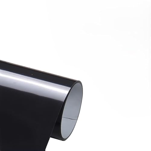 30,5 cm x 50,8 m, schwarze PU-Wärmetransfer-Vinyl-Rolle, HTV-Vinylfolie zum Aufbügeln, für T-Shirts, Handwerk, Taschen, langlebiges und waschbares, schneidbares Vinyl-Material (schwarz) von Telituny