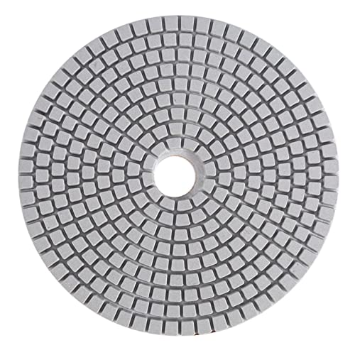 Telituny Diamant-Schleifscheibe, Harz-Polierscheibe 125mm, für Stein Glas Keramik, Nasspolierscheibe, Diamant-Schleifteller, Körnung 50 bis 3000 (3000) von Telituny