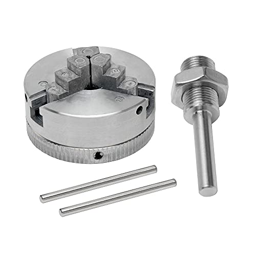 Mini Dreibackenfutter, Zinklegierung 3-Backenfutter Mini Drehbank Drehfutter M12 * 1 Spannfutter Hand Elektrische Bohrmaschine Pleuel Elektrowerkzeug, für Holzbearbeitung Metall Werkzeugmaschinen Mini Dreibackenfutter, Zinklegierung 3-Backenfutter Mini Drehbank Drehfutter M12 * 1 Spannfutter Hand Elektrische Bohrmaschine Pleuel Elektrowerkzeug, für Holzbearbeitung Metall Werkzeugmaschinen von Telituny