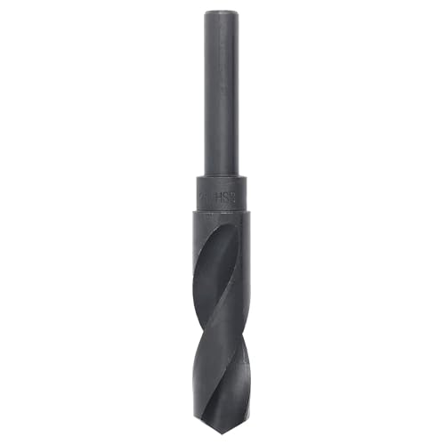 Telituny HSS Spiralbohrer 21mm, 9341 Stahl Metallbohrer mit 1/2 Zoll Schaft, 135° Spitzenwinkel & 38° Spiralwinkel, für Holz Metalle & Gravieren (21 mm) von Telituny