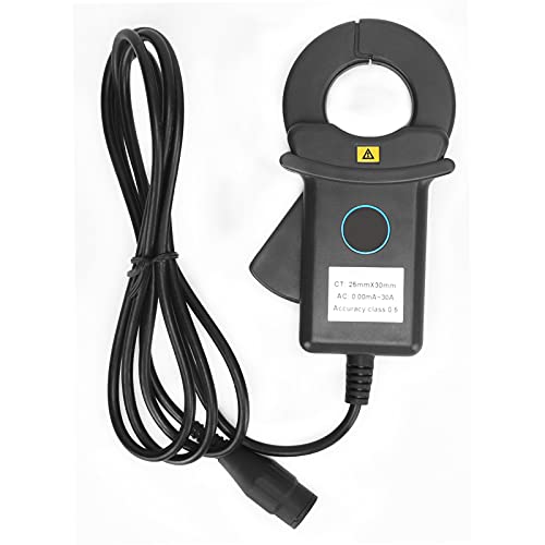 Telituny Stromsensor Zange, AC Ableitstrom Messgerät 0-30A, 0.5 Klasse Genauigkeit, 800:1 Verhältnis, mit BNC/Bananenstecker, für Netzqualitätsanalyse, Harmonische Messung, Elektrische Telituny Stromsensor Zange, AC Ableitstrom Messgerät 0-30A, 0.5 Klasse Genauigkeit, 800:1 Verhältnis, mit BNC/Bananenstecker, für Netzqualitätsanalyse, Harmonische Messung, Elektrische von Telituny