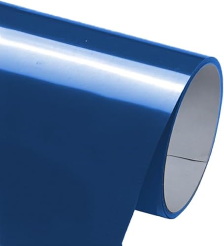Wärmetransfer-Vinyl-Rolle, PU-HTV-Vinyls, 30,5 cm x 1,8 m, schneidbares Bügel-Vinyl für T-Shirts, Taschen, Basteln, langlebig und waschbar (blau) von Telituny