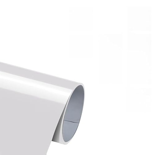 Wärmetransfer-Vinyl-Rolle, PU-HTV-Vinyls, 30,5 cm x 1,8 m, schneidbares Bügel-Vinyl für T-Shirts, Taschen, Basteln, langlebig und waschbar (weiß) von Telituny