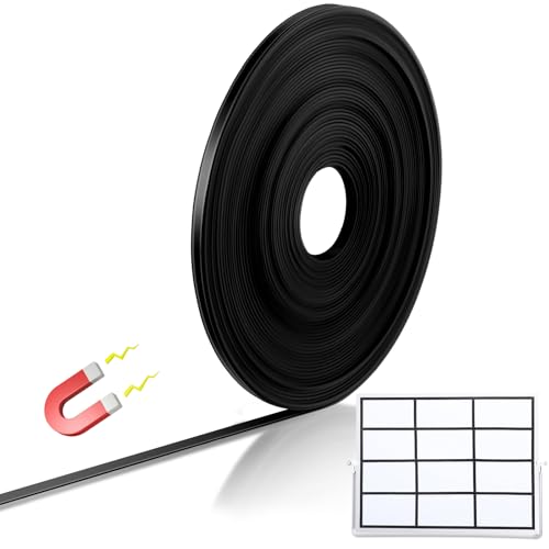 Tellegloww Schwarze Magnetbandrolle, dünne Streifen, Magnettafel, Trennwände, Whiteboard, Grafik, dekoratives Klebeband, Markierungslinie für Klassenzimmer, Büro, Kunstzubehör (1,27 cm x 15,27 m) Tellegloww Schwarze Magnetbandrolle, dünne Streifen, Magnettafel, Trennwände, Whiteboard, Grafik, dekoratives Klebeband, Markierungslinie für Klassenzimmer, Büro, Kunstzubehör (1,27 cm x 15,27 m) von Tellegloww