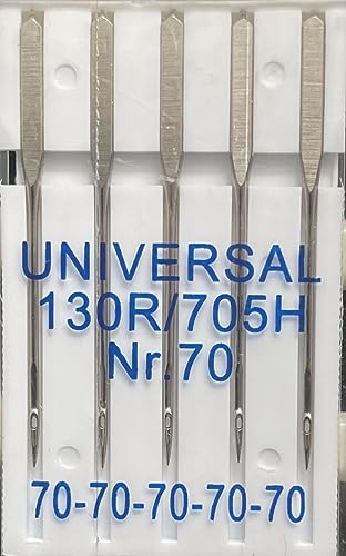 Telliswelt Nähmaschinennadeln Universal Flachkolben 70er 5 Nadeln 130/705 Telliswelt Nähmaschinennadeln Universal Flachkolben 70er 5 Nadeln 130/705 von Telliswelt