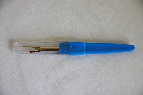 Telliswelt Nahttrenner groß 11 cm farbig Knopflochtrenner mit Schutzkappe, Farbe:blau von Telliswelt