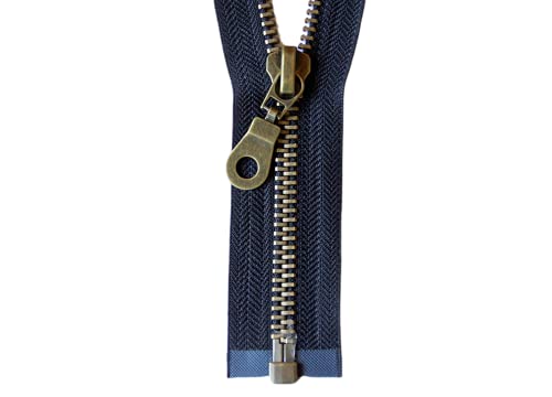 Telliswelt Reißverschluß schwarz Metall teilbar 8mm breite Zähne Motorradjacke Arbeitsjacke Winterjacke, Länge:75 cm Telliswelt Reißverschluß schwarz Metall teilbar 8mm breite Zähne Motorradjacke Arbeitsjacke Winterjacke, Länge:75 cm von Telliswelt