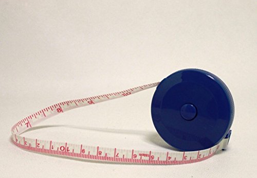 Telliswelt Schneidermaßband Maßband 150 cm 60 inch Gute Qualität Fiberglas rund Blau von Telliswelt
