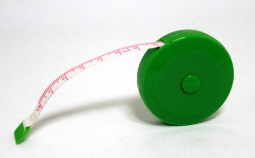 Telliswelt Schneidermaßband Maßband 150 cm 60 inch Gute Qualität Fiberglas rund Grün von Telliswelt