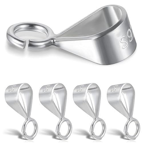 4 Stück Silber Verschluss Karabiner Kettenverschluss Halskette Armband Schmuckverschluss Karabiner Anhänger Verschlüsse Verbinder mit Schlitzringen zur Herstellung von Halsketten Schmuck 4 Stück Silber Verschluss Karabiner Kettenverschluss Halskette Armband Schmuckverschluss Karabiner Anhänger Verschlüsse Verbinder mit Schlitzringen zur Herstellung von Halsketten Schmuck von Telooco