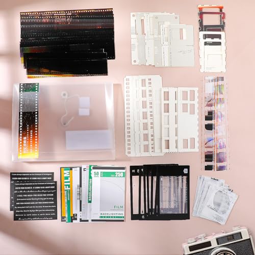 94 Stück Scrapbook Sticker Vintage Film Papier Aufkleber für Journaling Filmstreifen DIY Stickers Scrapbook Zubehör Film Thema Deko Aufkleber Set für Planer DIY Fotoalben Kunsthandwerk von Telooco