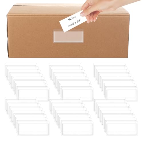 Telooco 100 Stück Visitenkartentaschen Selbstklebende 5,3 x 2.5 cm Durchsichtiger Kunststoff Klebebeutel Rechteckige Karteikarten Etiketten für Aktenschrank Aktenbeschriftung Schulbibliothek Telooco 100 Stück Visitenkartentaschen Selbstklebende 5,3 x 2.5 cm Durchsichtiger Kunststoff Klebebeutel Rechteckige Karteikarten Etiketten für Aktenschrank Aktenbeschriftung Schulbibliothek von Telooco