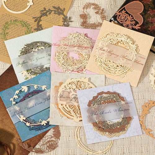 Telooco 60 Stück Vintage Scrapbooking Papier zum Bastel Spitzenrahmen Dekorative Karte Vintage Spitzenpapier Kartenherstellung Papierset für Bastel Scrapbooking Sammelalben Kartenzubehör Telooco 60 Stück Vintage Scrapbooking Papier zum Bastel Spitzenrahmen Dekorative Karte Vintage Spitzenpapier Kartenherstellung Papierset für Bastel Scrapbooking Sammelalben Kartenzubehör von Telooco