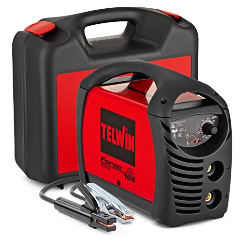 Telwin 815857 Force 165 Inverterschweissgerät für das Elektrodenschweißen Komplett mit Schweißzubehör im Koffer, 230V, Rot, Force 165 im Koffer Telwin 815857 Force 165 Inverterschweissgerät für das Elektrodenschweißen Komplett mit Schweißzubehör im Koffer, 230V, Rot, Force 165 im Koffer von Telwin