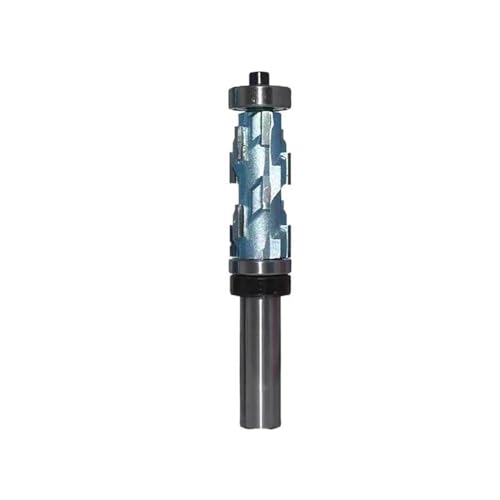 Temhyu 1/2 1/4 Schaft Router Bit Lager Spirale Gerade Bündig Trimmen Werkzeug Holzbearbeitung Hartmetall CNC Seite Fräser DIY(1-2x19Dx65L) von Temhyu